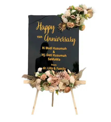 Papan Bunga Akrilik Suwat